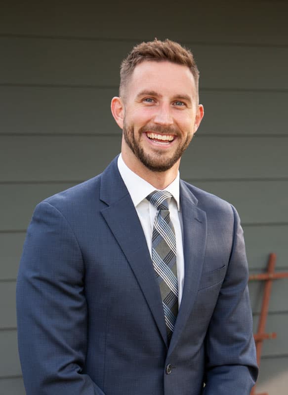 Chase Arthur in a suit and tie