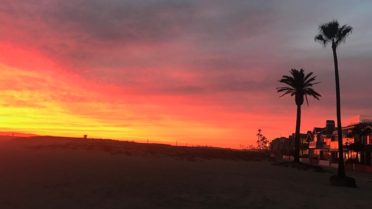 Beach Pier at sunset